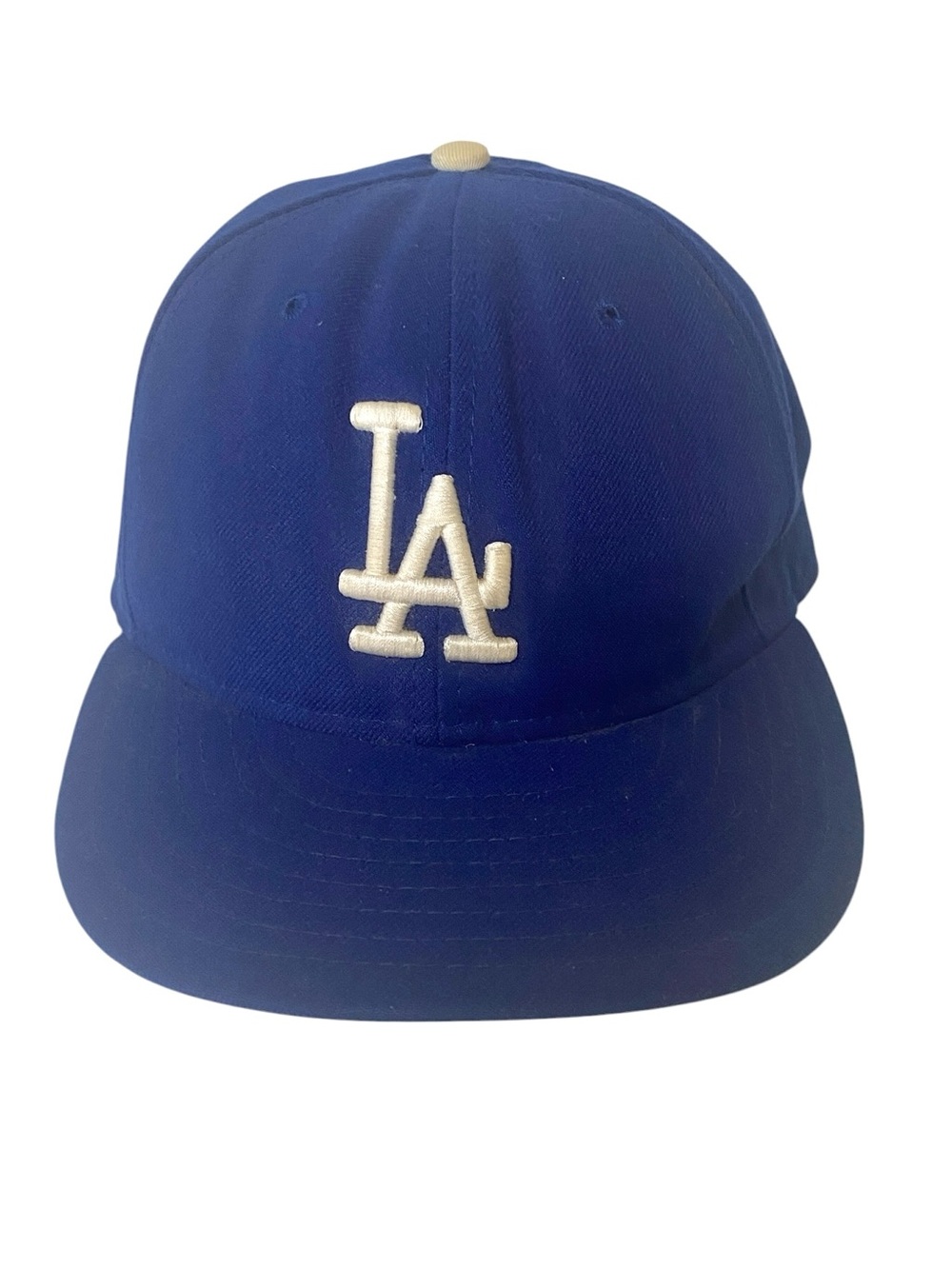 New Era LA Dodgers 59Fifty Official On Field Cap Made in USA Size 7 3/8 58.7 cm